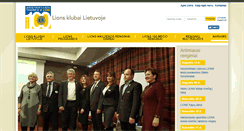 Desktop Screenshot of lionsclubs.lt