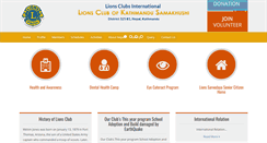 Desktop Screenshot of lionsclubs.org.np