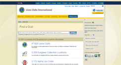 Desktop Screenshot of directory.lionsclubs.org