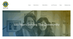 Desktop Screenshot of lionsclubs.ie
